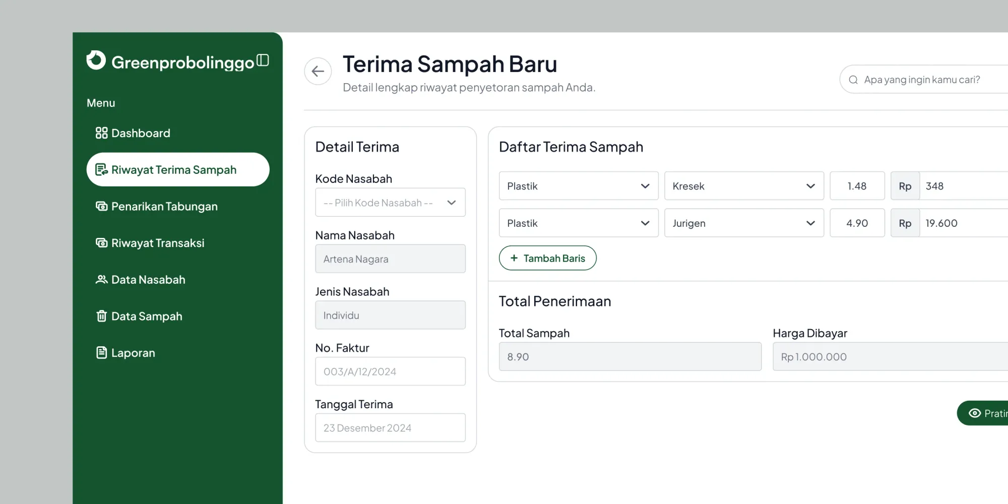 Greenprobolinggo detail